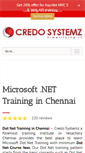 Mobile Screenshot of bestdotnettraininginchennai.com