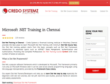 Tablet Screenshot of bestdotnettraininginchennai.com